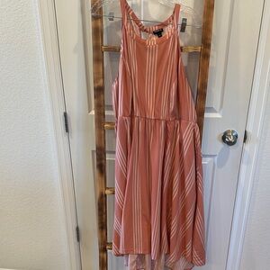 Torrid Pink Striped Dress